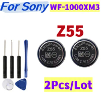 2pcs/lot Z55 New Battery For Sony WF-1000XM3 WF-SP900 WF-SP700N WF-1000X ZeniPower replacement CP1254 Battery 3.7V