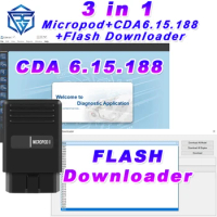 CDA6 CDA 6.15.188 Newest Engineering Software Support MicroPod 2 for FLASH Downloader AND VIN EDITING for DODGE / CHRYSLER/ JEEP