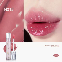 FLORTTE Beauty Lip Lasting Tint First Kiss Series Water Glossy Nice To Meet Chu Blooming Liquid Lipstick Makeup Women