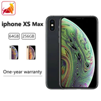 Original Unlocked Apple iPhone XS Max 4G LTE Mobile Phone 5.8" 4GB RAM 64GB/256GB ROM 12MP+7MP CellPhone Hexa-Core Smartphone