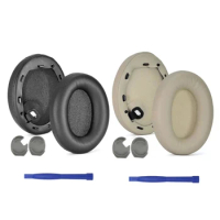 Elastic Ear Pads Cover for WH 1000XM4 Headphone Ear Cushions Earmuffs Sleeves 24BB