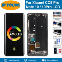 AMOLED 6.47" For Xiaomi Mi CC9 Pro LCD Note 10 LCD Display Touch Screen Assembly For Xiaomi Note 10 Pro Replacement Parts