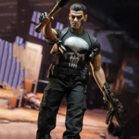 In Stock TG-8006 1/6 Scale Collectible Full Set Punisher Frank Castle Double Head Body Clothes Accessory Model for Fans Gifts