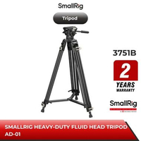 Smallrig Heavy-Duty Fluid Head Tripod AD-01 3751B