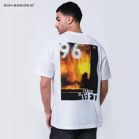 Bombboogie Kaos Pria Regular 2.0 Monza 12F83B4WT XL White