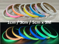 Luminous Tape / Sticker Lakban GID / Isolasi Fosfor Glow In The Dark / GID tape / Sticker metal jig 