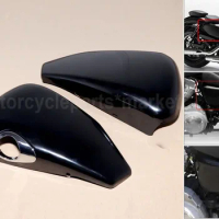 Motorcycle Left &amp; Right Metal Battery Side Fairing Cover For Harley Sportster XL 1200 2014-2018 17 16 15 48 72 2014-2016