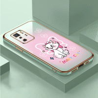 Duchness phone case for Xiaomi Poco X3 GT,cat pattern,cute,TPU material,cat,cover Casing Silicone So