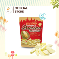 Golden Fruit Freeze-dried Durian Monthong Yuan Bao 75g. (ทุเรียนกรอบ ทรงเหรียญทอง 75กรัม) - ขนม ขนมเ