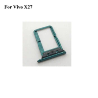 For vivo X27 X 27A Sim Card Slot Tray Card Holder vivoX27 Mobile Phone For vivo X 27 V1829A X27A Replacment Parts
