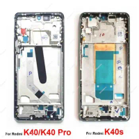 For Xiaomi Redmi K40S K40 K40 Pro Middle Housing LCD Frame Housing Bezel Plate Panel Replacement