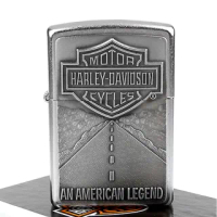 【ZIPPO】美系-哈雷-Harley-Davidson-美國傳奇立體貼飾設計