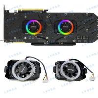 New Graphics Video Cards Cooling RGB Backplane Fan for ZOTAC RTX2060 2060S 2070 2070S 2080 Plus