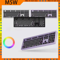 AKKO Monsgeek M5W Mechanical Keyboard Kit Wireless Bluetooth Type-C Tri-mode Aluminum Alloy RGB Hot-Swap PC Gaming Keyboard Gift