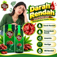 Sari Kurma Plus - Darah Rendah, Penambah Darah, Anemia, Vertigo, HB Rendah PALING AMPUH NAMUN SETIAP