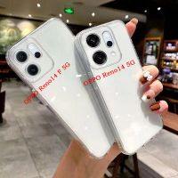 เคสโทรศัพท์ป้องกัน, โปร่งใส, วัสดุ TPU อ่อน, กันกระแทก, เข้ากันได้กับ OPPO Reno14, Reno14 F, Reno14 