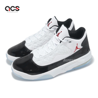 Nike 籃球鞋 Jordan Max Aura 2 男鞋 白 黑 漆皮 喬丹 氣墊 緩震 運動鞋 CK6636-102