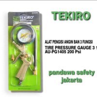 TEKIRO ALAT PENGISI BAN 3 FUNGSI                   TIRE PRESSURE GAUGE 3 IN 1