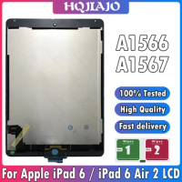 9.7inch 100% Tested Tablet LCD For Apple iPad Air 2 For iPad 6 A1567 A1566 LCD Display Touch Panel Assembly Replacement