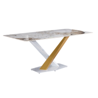 文創集 格尼遜6尺高硬度岩板餐桌(不含餐椅)-180x90x77cm免組