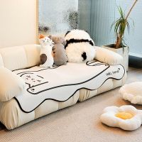 時尚可愛貓咪異形沙發墊現代簡約可機洗防貓抓耐狗刨客廳沙發坐墊