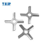 3pcs Meat Grinder Knife Stainless Steel Mincer Blade with Hexagon Hole For Moulinex HV3 KRUPS F402 Daewoo International DI 1925