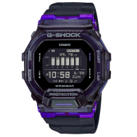 【CASIO 卡西歐】G-SHOCK 炫紫 藍牙運動手錶 GBD-200SM-1A6_45.9mm