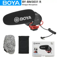 BOYA BY-BM3031 R Professional Super-cardioid Condenser Shotgun Microphone for DSLRS Camcorders Audio Recorders Streaming Youtube