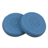 1Pair Foam Ear Pads Cushion Leather Earpad for Sony WH-CH400 Headphone(Blue)