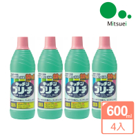 【日本Mitsuei美淨易】廚房家用漂白水600ml(4入組)
