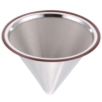 Coffee Filter Machines Tea Making Tool Cone Funnel Drip Cup Pour Over Stainless 304 Steel Dripper