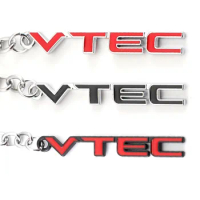 Metal VTEC Logo Keychain Keyring for Honda VTEC Accord CRV FIT CIVIC CRV SUV Crosstour SPIRIOR CITY cb400 CRIDER JADE ODYSSEY