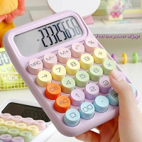 【RUNZON】Mechanical Switch Calculator, 12 Digits Calculator with Big Buttons,Large LCD Display, Desk 
