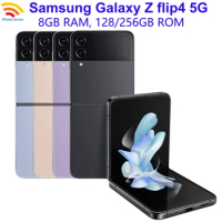 Samsung Galaxy Z Flip 4 Z Flip4 5G F721U1 F721N 6.7" 8GB 128/256GB NFC Snapdragon Original Unlocked Foldable 98% New Cell Phone