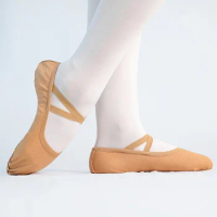 USHINE Ballet Shoes for Women Girls Women Ballet Slipper Dance Shoes Canvas Ballet Shoes Yoga Shoes