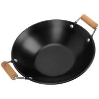 Pot Nonstick Stainless Cookware Skillet Pan Paella Kitchen Wok Hot Carbon Steel Spanish Cooking Frying