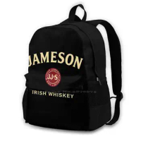The Glory Of Ireland Backpack For Student School Laptop Travel Bag Irish Jameson Irish Whiskey John Jameson Beer Liquor Vodka