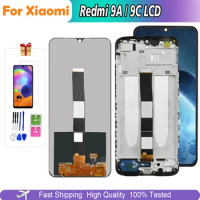 100% Original LCD For Xiaomi Redmi 9A / 9C For M2006C3LG M2006C3MG For Redmi 9A 9C LCD Screen Repair with 10 Touch Points
