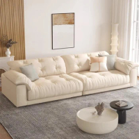 Ergonomic Nordic Living Room Sofas Fabric Reading Italiano Luxury Lounge Couchs Family Factory Sofa Para Sala Home Furnitures