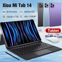 2024 New Original tablet pad Tab14 8.0inch pc tablets android 16G+1TB 8800mAh original pc 108MP Global 5G Dual SIM Card