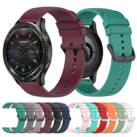 For Xiaomi Watch S3/S1 Pro/Active/Mi Watch S2/Color 2 Smart Watch Band Silicone 22mm Bracelet For Amazfit Bip 5 GTR4 3 Pro Strap