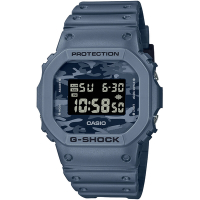 CASIO 卡西歐 G-SHOCK 城市迷彩 計時電子錶 送禮推薦-藍 DW-5600CA-2