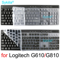G610 Keyboard Cover for Logitech G610 G810 Mechanical for Logi Silicone Protector Skin Case Film Clear Black Pink