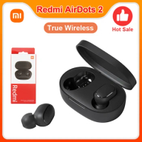 Original Xiaomi Redmi Airdots 2 TWS Wireless Bluetooth 5.0 Earphone Wireless Earbuds Basic redmi 2 Auto Link TWSEJ061LS With Mic