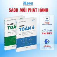 Sách toán lớp 6, tự học toán học lớp 6 Moonbook