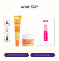 Tinted Sunscreen Kulit Berminyak + Day Cream untuk Flek [SPECIAL BUNDLING AZLOE] PAKET DISKON TINTED