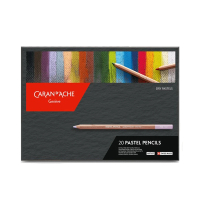 【CARAN dACHE 瑞士卡達】專家級粉彩鉛筆 20色 /盒 788.320
