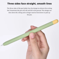 Stylus Cover Silicone Pen Case for Apple Pencil 1st 2nd generation Color Matching Stylus Protective Case Non-slip Anti-fall Case