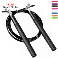 WorthWhile Crossfit Jump Rope Professional Speed Bearing Skipping Fitness Workout Training Equipement MMA Boxing Home Exercise