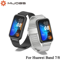 Strap for Huawei Band 7 8 9 Metal Wristbands for Huawei Band 8 9 Bracelet Smart Watch Huawei Band 9 8 Replacement Accessories